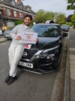 Congratulations David - zero fault 1st attempt pass.